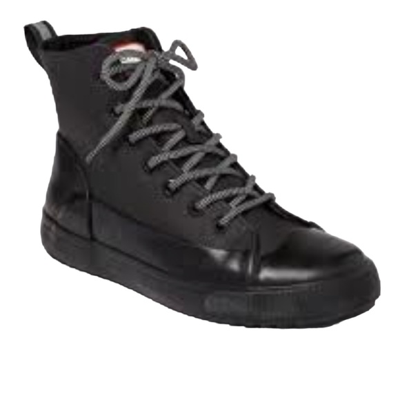 Hunter for Target Shoes - Hunter for Target Adult Unisex Lace Up Ankle Rain Boots Mens 7.5 Women 9.5 BLK